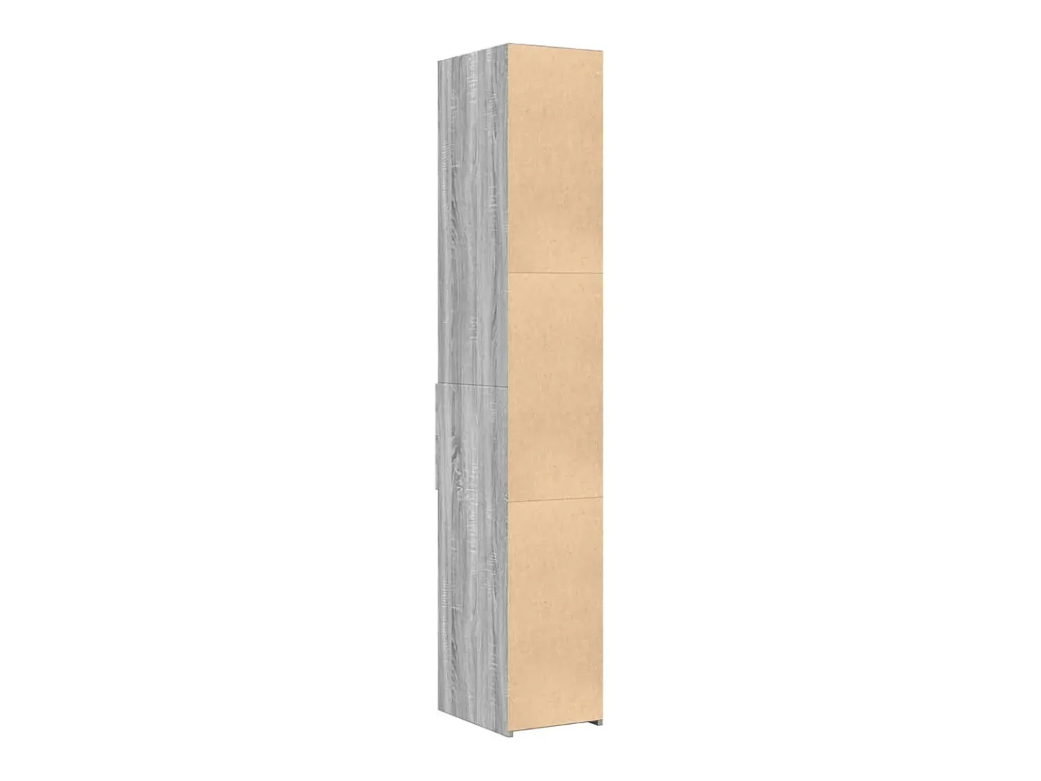 Aparador alto Sonoma gris 30x42,5x185 cm madera de ingeniería