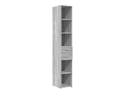 Aparador alto Sonoma gris 30x42,5x185 cm madera de ingeniería