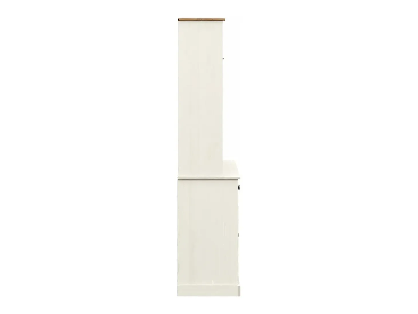 Aparador alto VIGO madera maciza de pino blanco 78x40x175 cm