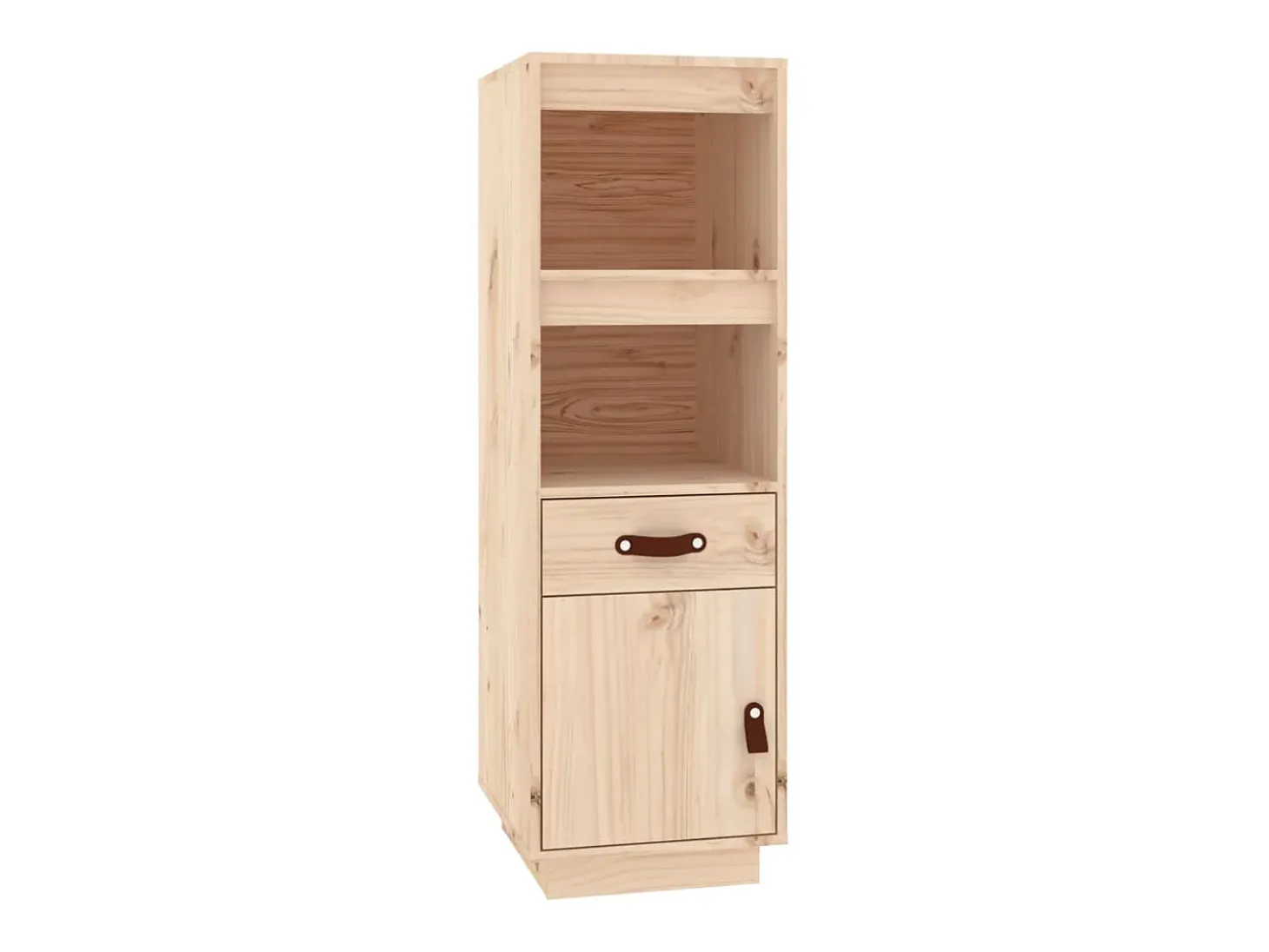 Aparador alto 34x40x108,5 cm Madera maciza de pino