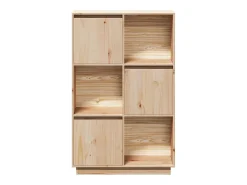Aparador alto 74x35x117 cm Madera maciza de pino