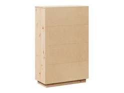 Aparador alto 74x35x117 cm Madera maciza de pino