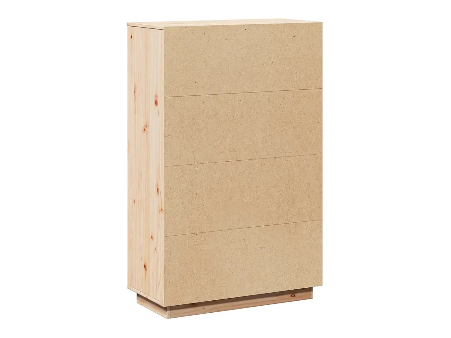 Aparador alto 74x35x117 cm Madera maciza de pino