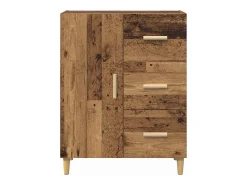 Aparador antiguo de madera 34 x 69,5 x 90 cm Madera de ingeniería