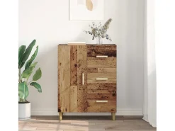 Aparador antiguo de madera 34 x 69,5 x 90 cm Madera de ingeniería