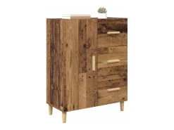 Aparador antiguo de madera 34 x 69,5 x 90 cm Madera de ingeniería