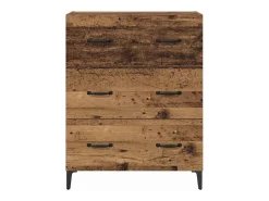 Aparador antiguo de madera 34 x 69,5 x 90 cm Madera de ingeniería