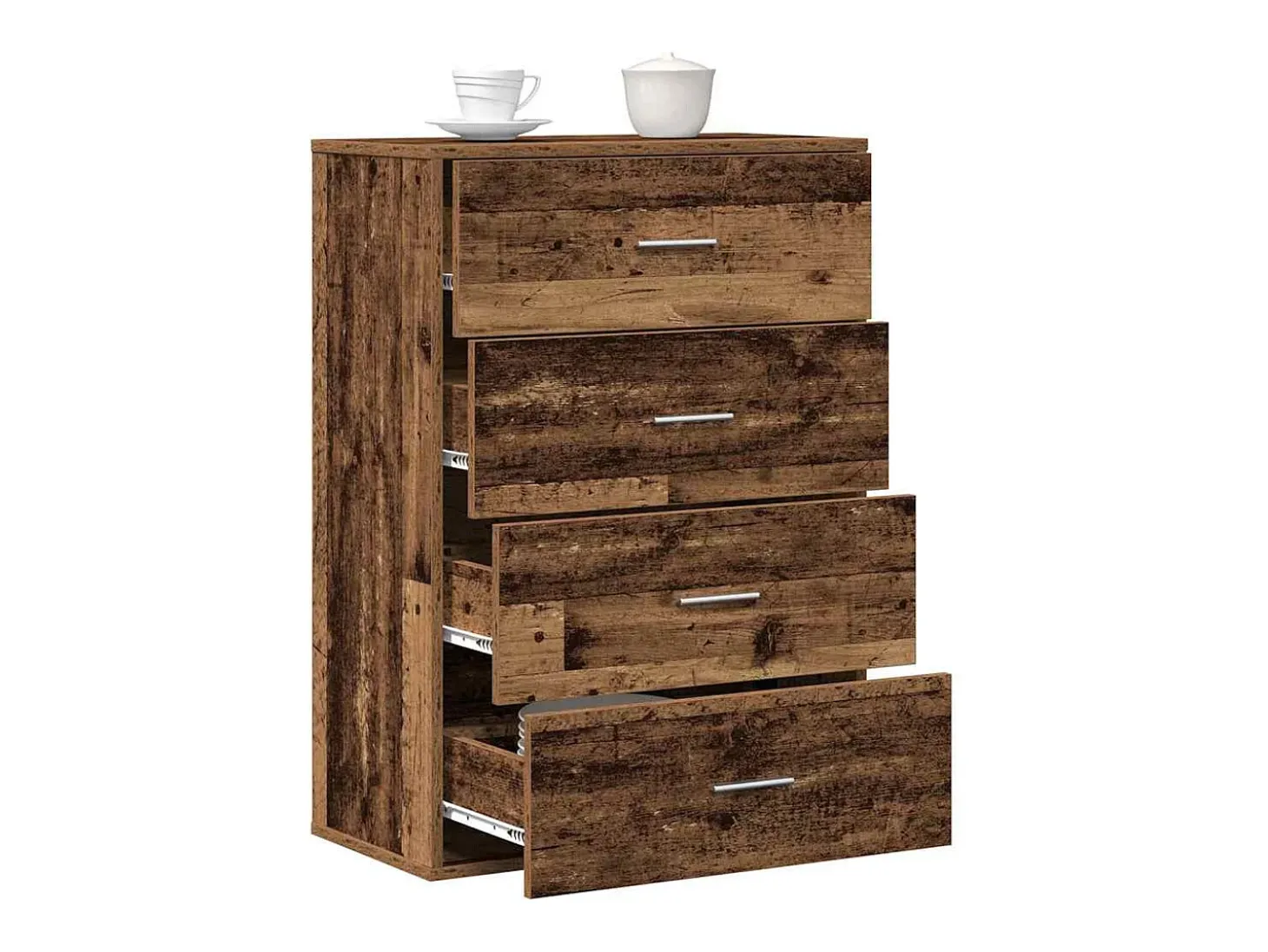 Aparador antiguo de madera 60 x 31 x 84 cm Tablero de partículas