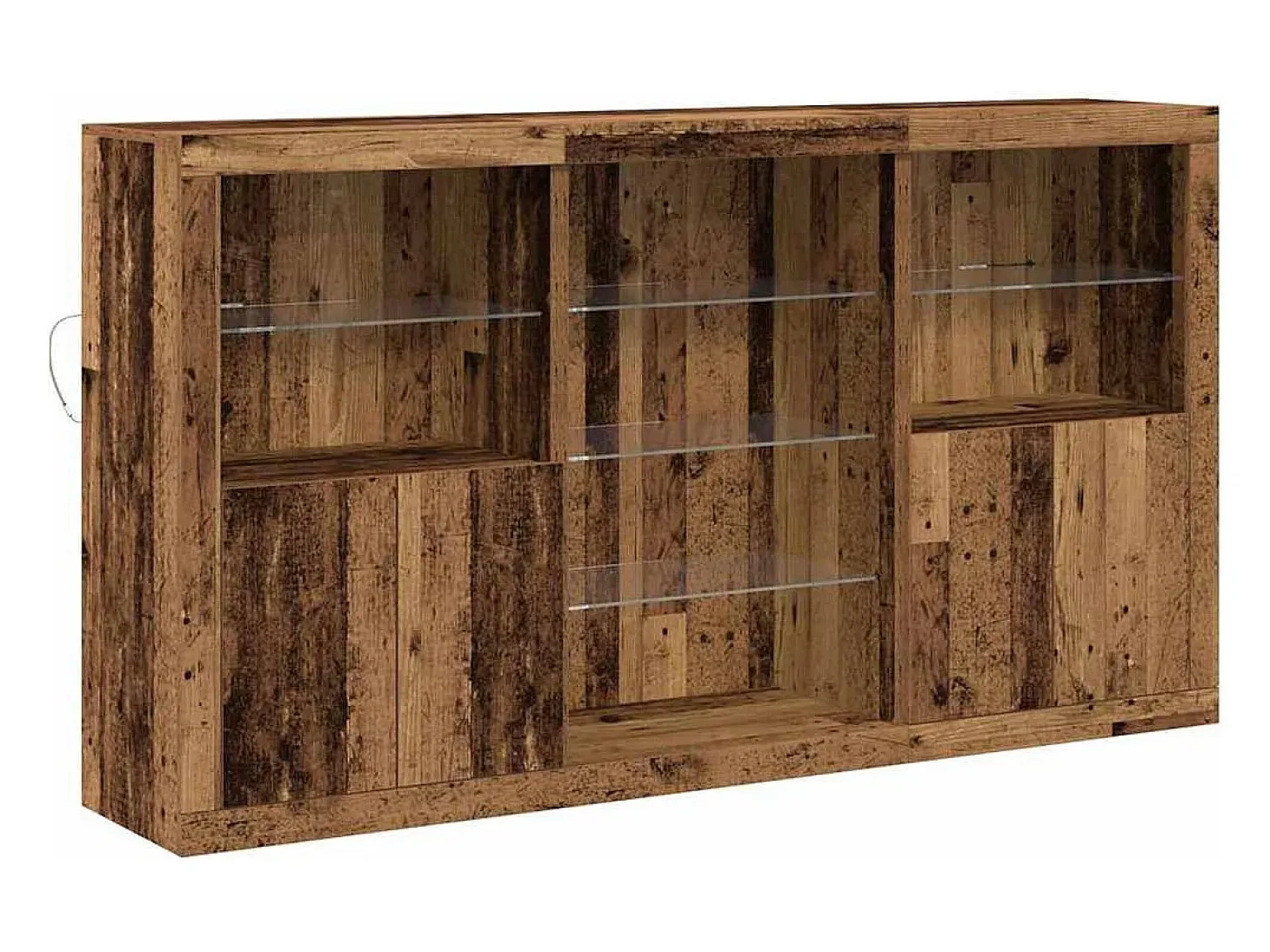 Aparador antiguo de madera 181,5 x 37 x 100 cm Madera de ingeniería