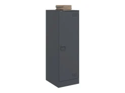 Aparador antracita 34,5x39x107 cm acero