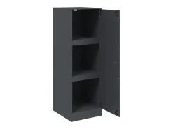 Aparador antracita 34,5x39x107 cm acero