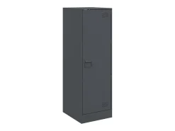 Aparador antracita 34,5x39x107 cm acero