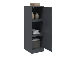 Aparador antracita 34,5x39x107 cm acero