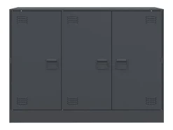 Aparador antracita 99x39x73 cm acero