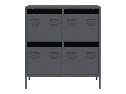Aparador antracita 68x39x73,5 cm acero laminado en frío