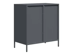 Aparador antracita 68x39x73,5 cm acero laminado en frío