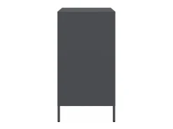 Aparador antracita 68x39x73,5 cm acero laminado en frío