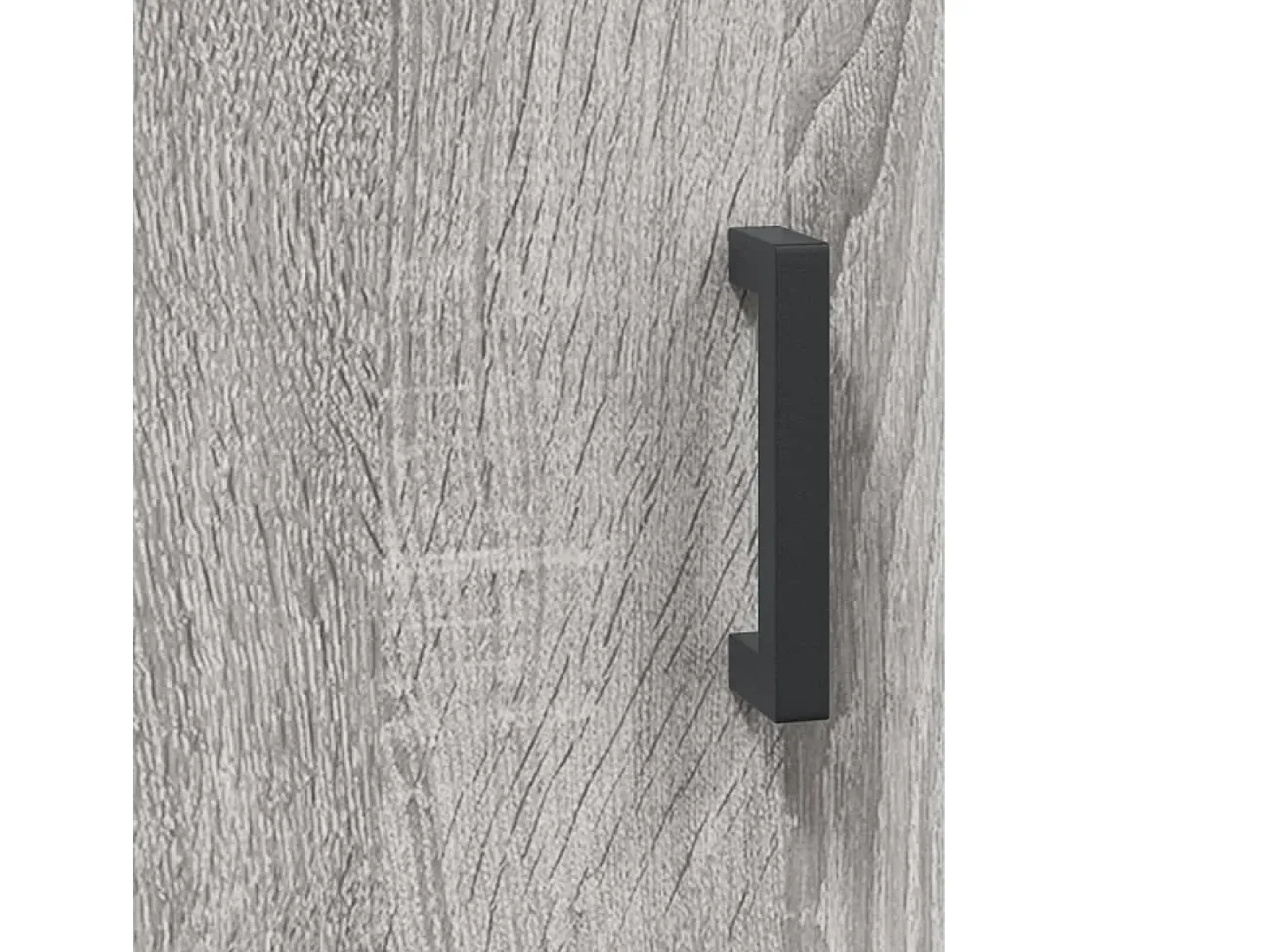 Aparador aparador cómoda armario mueble organizador cocina salón salón alto Sonoma 69,5 x 31 x 115 cm madera contrachapada gris 02_0035407