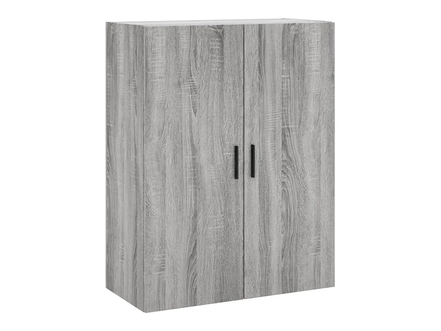 Aparador aparador cómoda armario mueble organizador cocina salón salón alto Sonoma 69,5 x 34 x 180 cm madera contrachapada gris 02_0035516