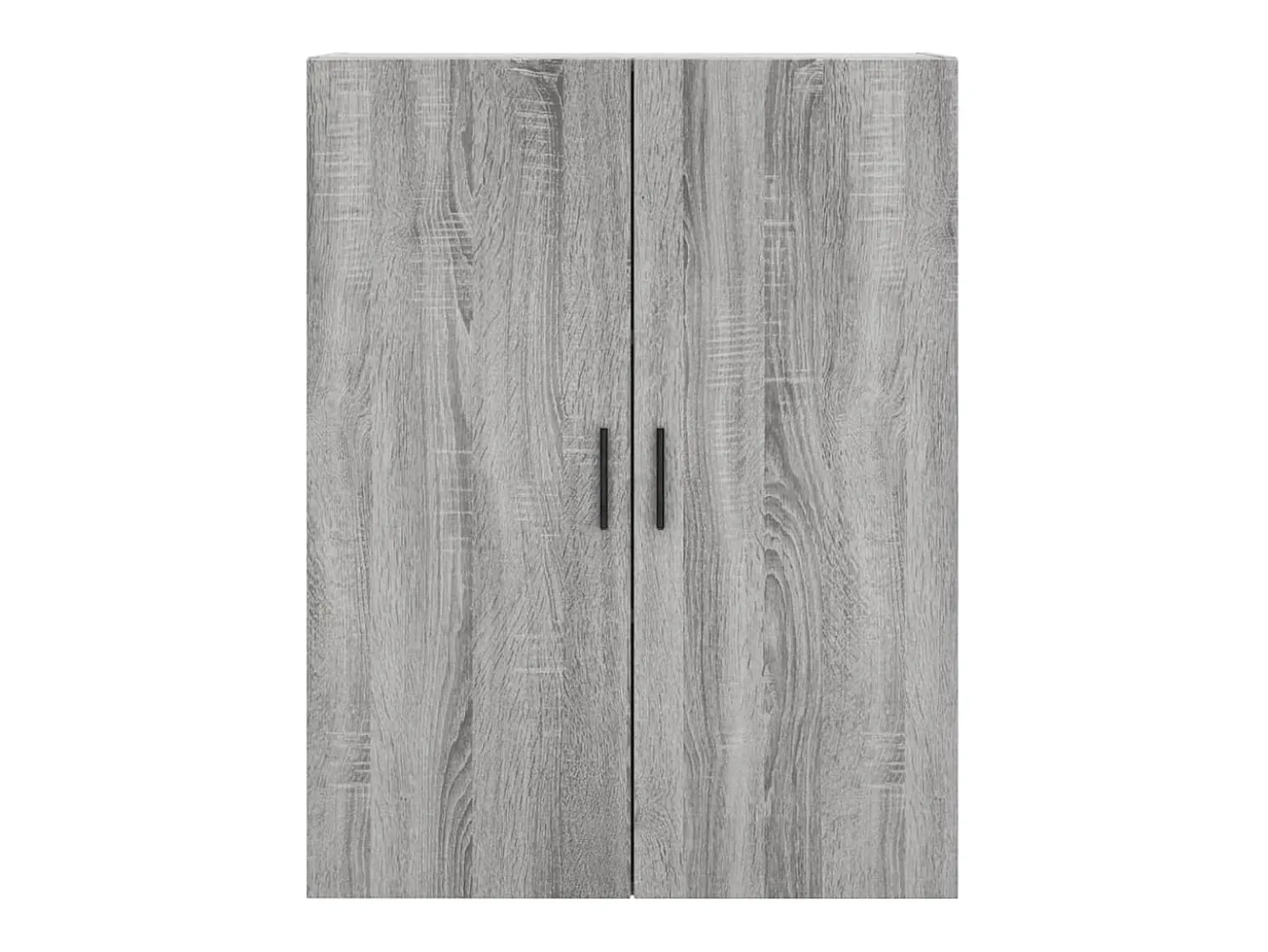 Aparador aparador cómoda armario mueble organizador cocina salón salón alto Sonoma 69,5 x 34 x 180 cm madera contrachapada gris 02_0035516