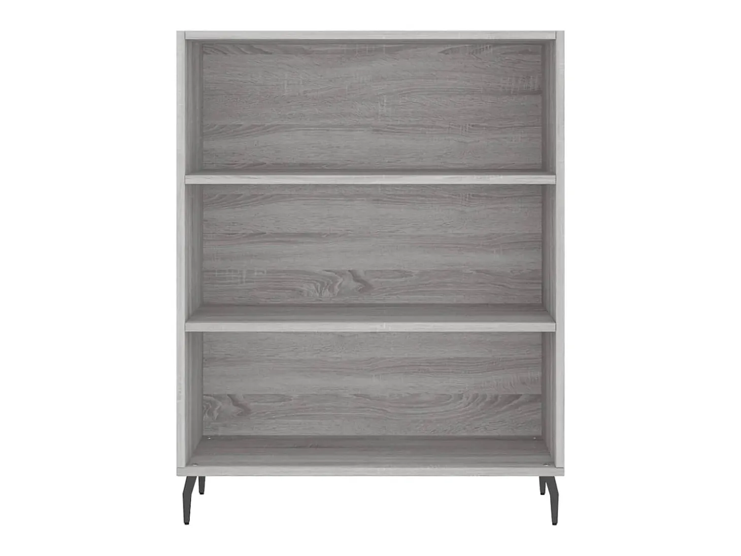 Aparador aparador cómoda armario mueble organizador cocina salón salón alto Sonoma 69,5 x 34 x 180 cm madera contrachapada gris 02_0035516
