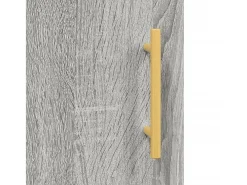 Aparador aparador cómoda armario mueble organizador cocina salón salón alto Sonoma 34,5 x 34 x 180 cm madera contrachapada gris 02_0035217
