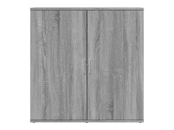 Aparador aparador cómoda armario unidad de almacenamiento organizador cocina salón salón Sonoma 79 x 38 x 80 cm madera contrachapada gris 02_0036527