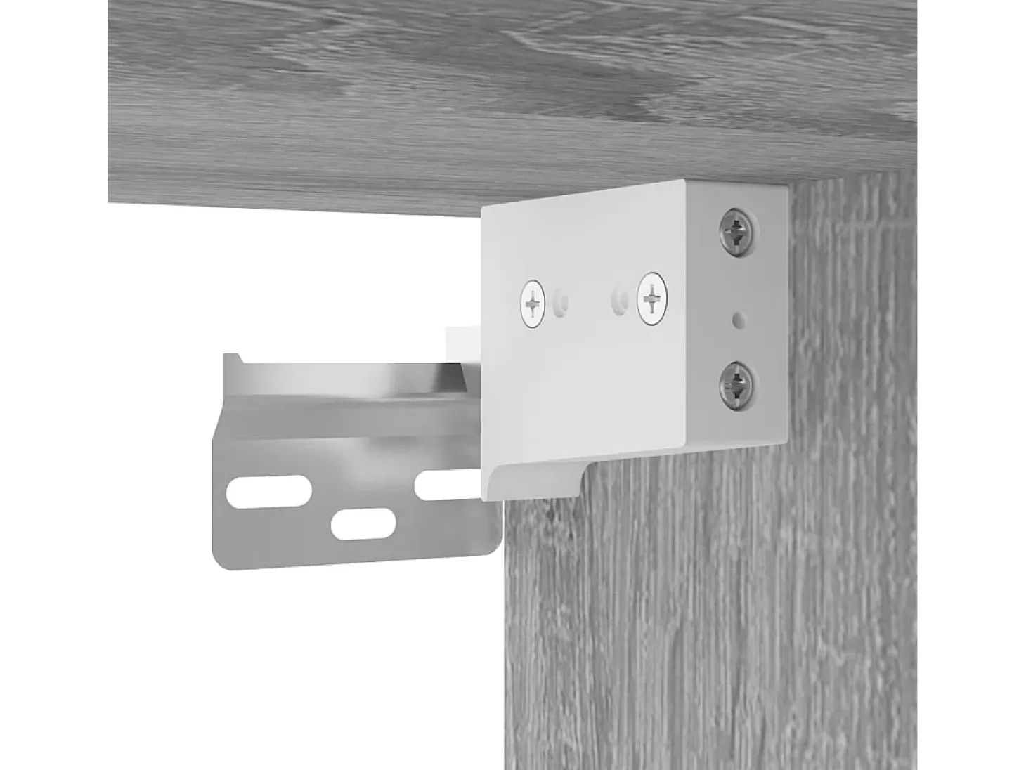Aparador aparador cómoda armario mueble organizador cocina salón salón alto Sonoma 69,5 x 34 x 180 cm madera contrachapada gris 02_0035540