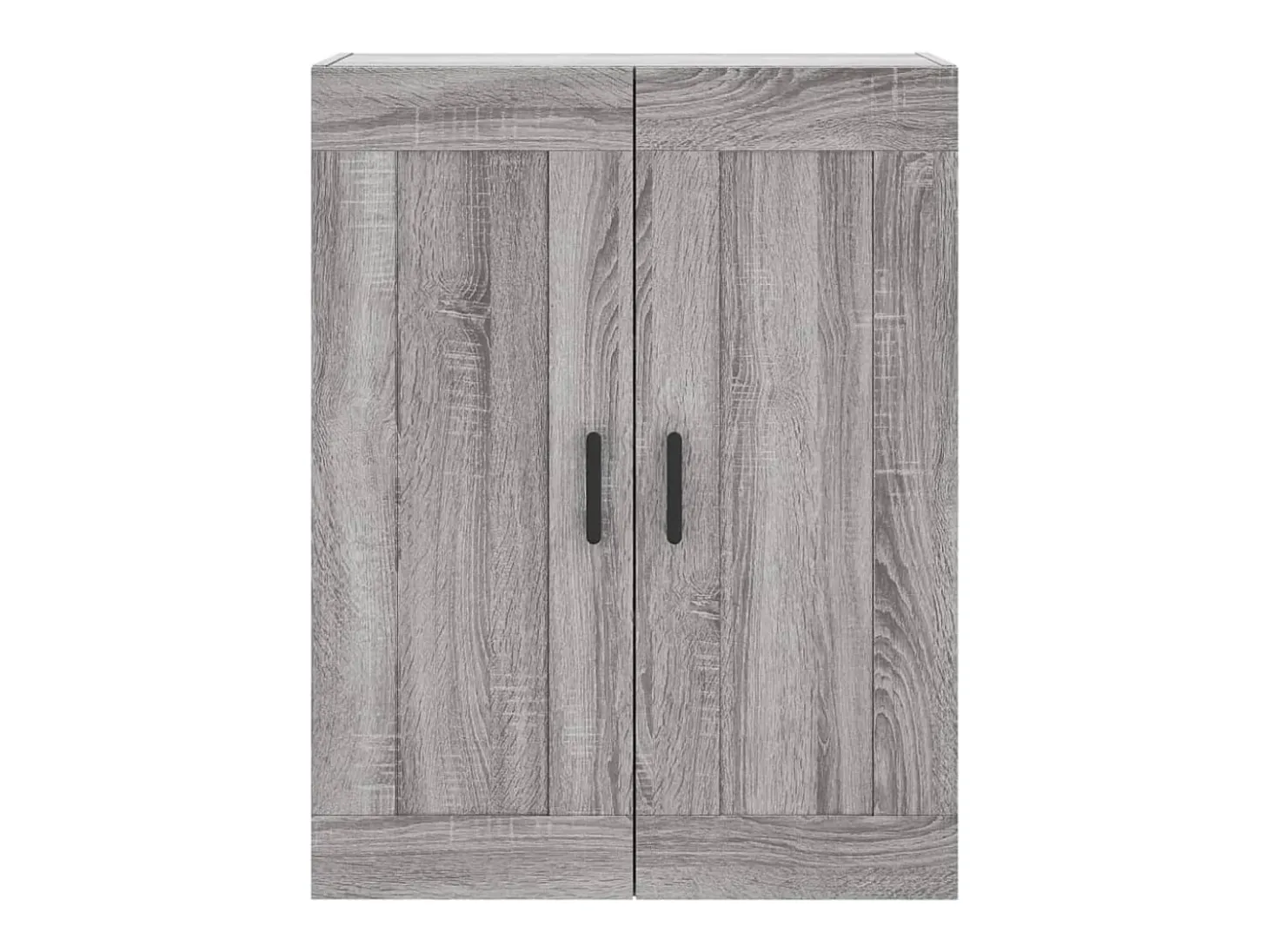 Aparador aparador cómoda armario mueble organizador cocina salón salón alto Sonoma 69,5 x 34 x 180 cm madera contrachapada gris 02_0035540