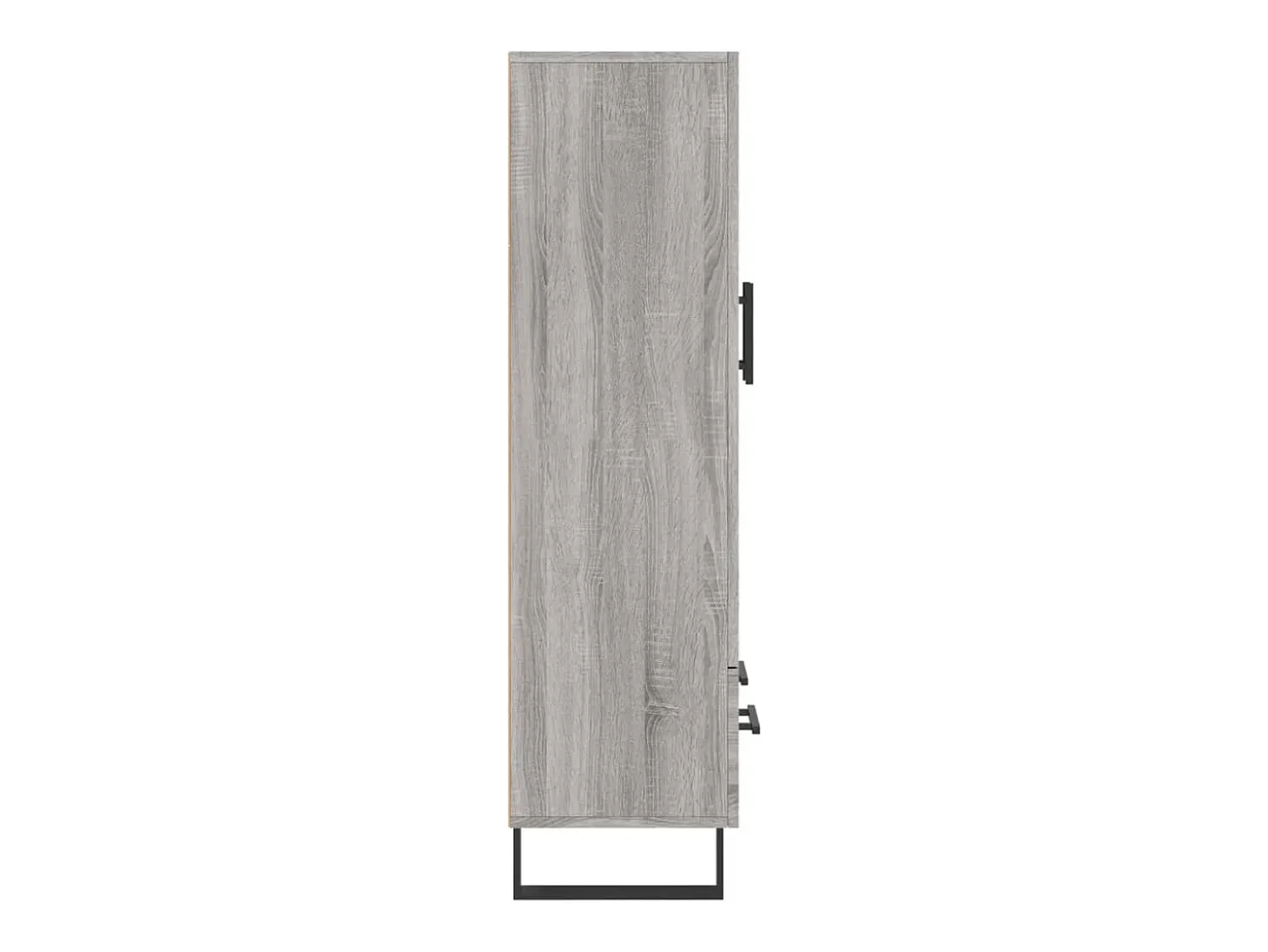 Aparador aparador cómoda armario mueble organizador cocina salón salón alto Sonoma 69,5 x 31 x 115 cm madera contrachapada gris 02_0035388