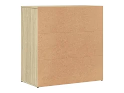 Aparador aparador cómoda mueble almacenaje organizador cocina salón salón Sonoma 79 x 38 x 80 cm madera contrachapada marrón 02_0031712