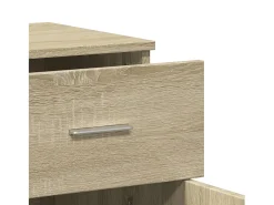 Aparador aparador cómoda mueble almacenaje organizador cocina salón salón Sonoma 79 x 38 x 80 cm madera contrachapada marrón 02_0031712