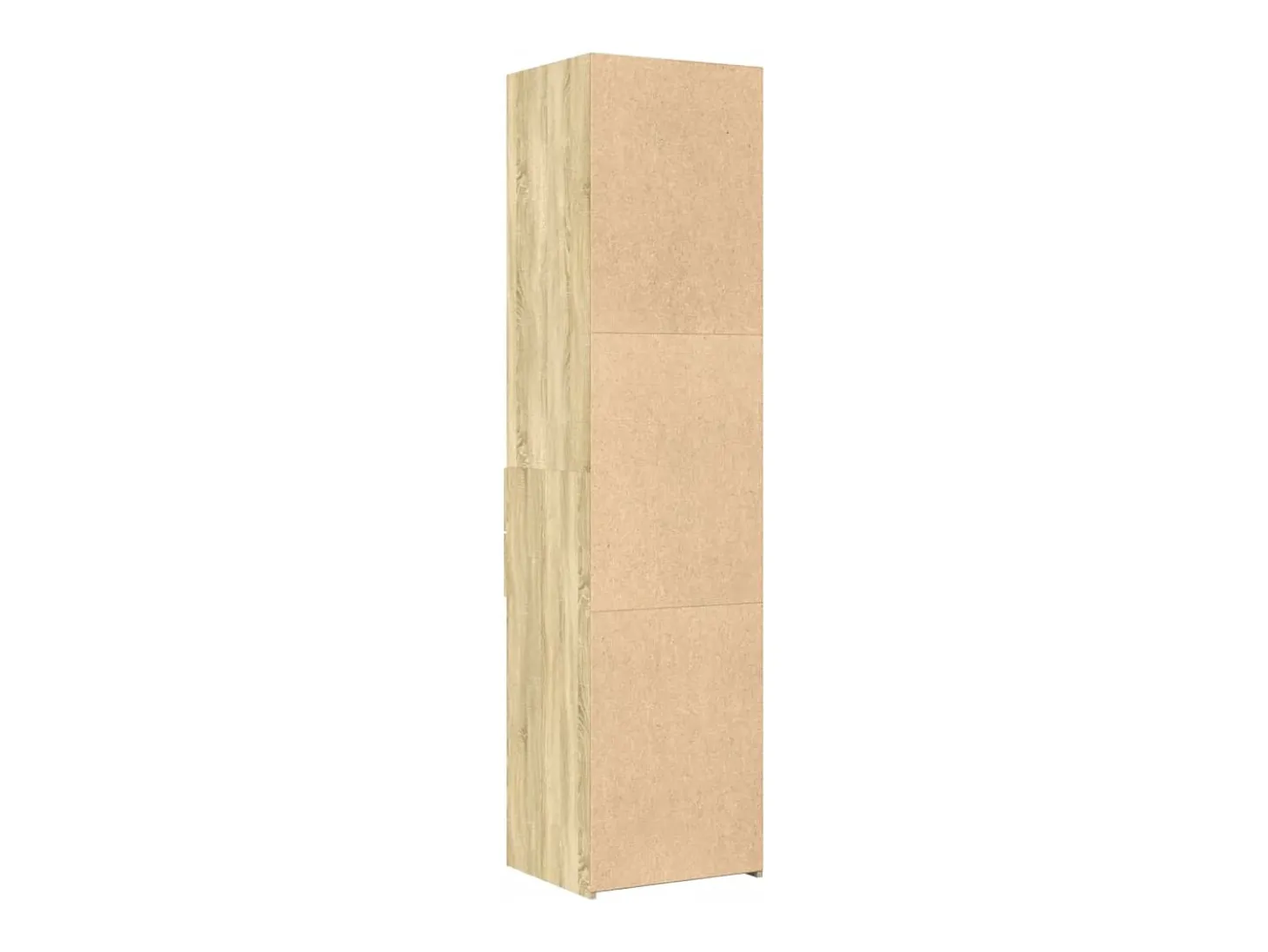 Aparador aparador cómoda mueble almacenaje organizador cocina salón salón alto Sonoma 45 x 42,5 x 185 cm madera contrachapada marrón 02_0034067