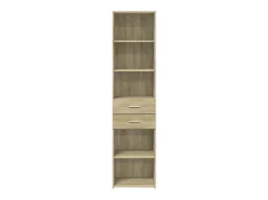Aparador aparador cómoda mueble almacenaje organizador cocina salón salón alto Sonoma 45 x 42,5 x 185 cm madera contrachapada marrón 02_0034067