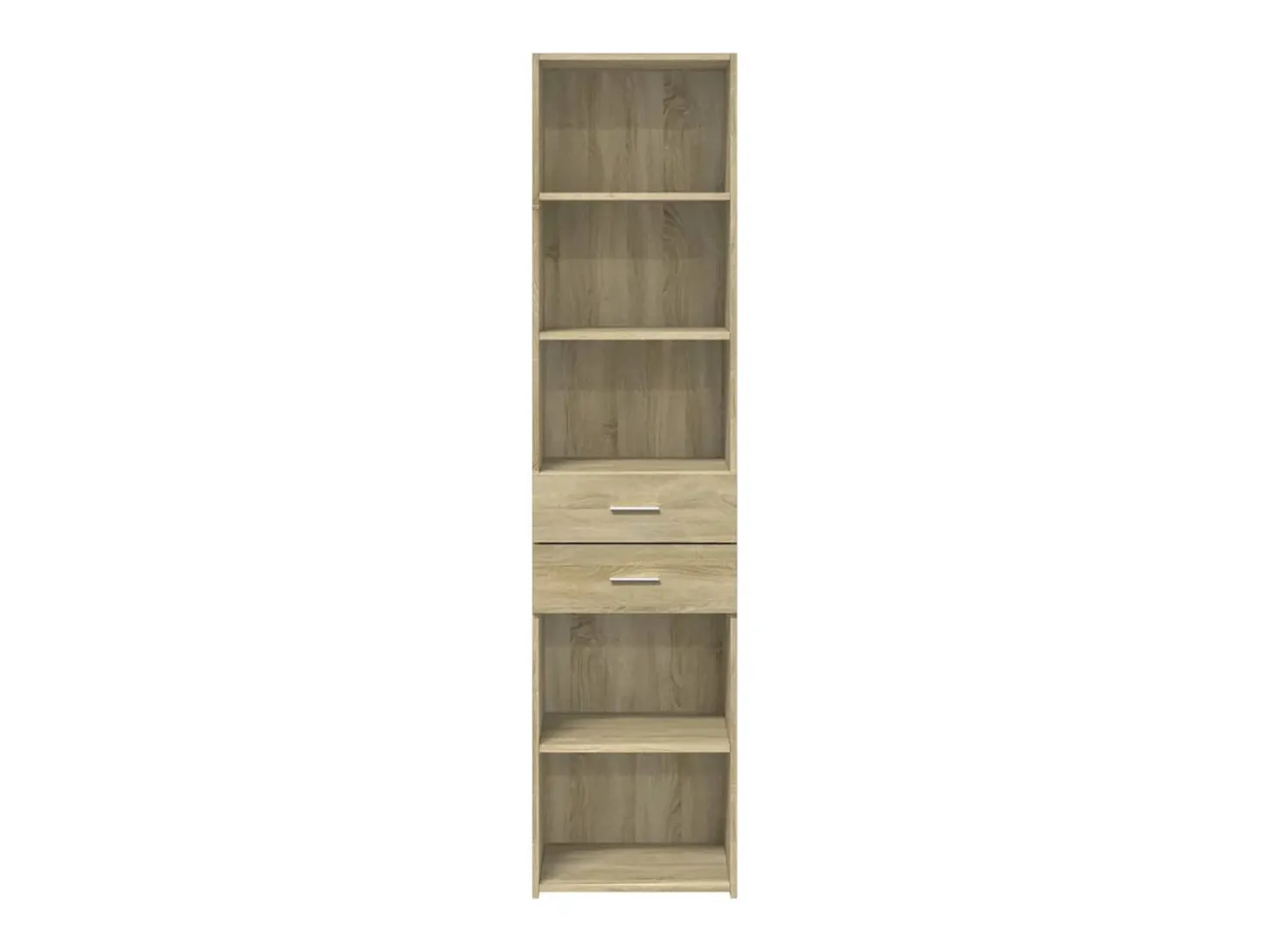 Aparador aparador cómoda mueble almacenaje organizador cocina salón salón alto Sonoma 45 x 42,5 x 185 cm madera contrachapada marrón 02_0034067