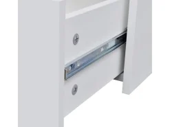 Aparador aparador consola mueble mueble de almacenamiento con 4 cajones 71 cm blanco 4402003