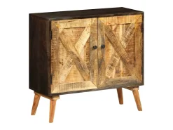 Aparador aparador mueble consola unidad de almacenamiento de madera maciza de mango 85 cm 4402276