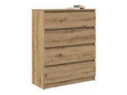 Aparador Artisan Roble 80x35x99 cm Madera de ingeniería
