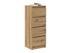 Aparador Artisan Roble 37,5x35x99 cm Madera de ingeniería