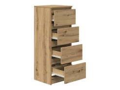 Aparador Artisan Roble 37,5x35x99 cm Madera de ingeniería