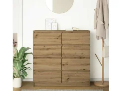 Aparador Artisan Roble 100x35x99 cm Madera de ingeniería