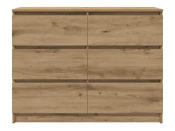 Aparador Artisan Roble 100x35x76 cm Madera de ingeniería