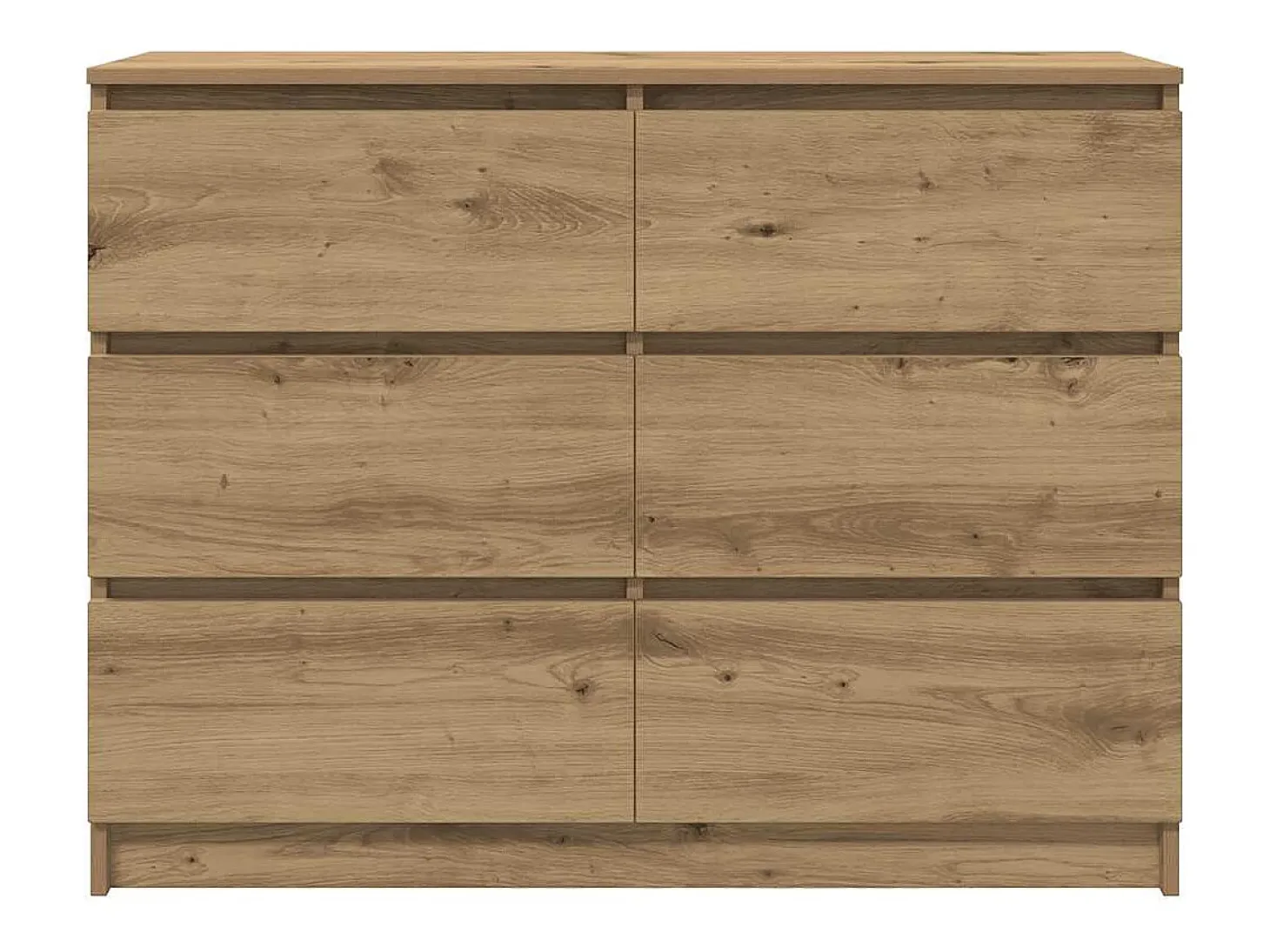 Aparador Artisan Roble 100x35x76 cm Madera de ingeniería