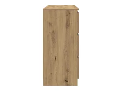 Aparador Artisan Roble 100x35x76 cm Madera de ingeniería