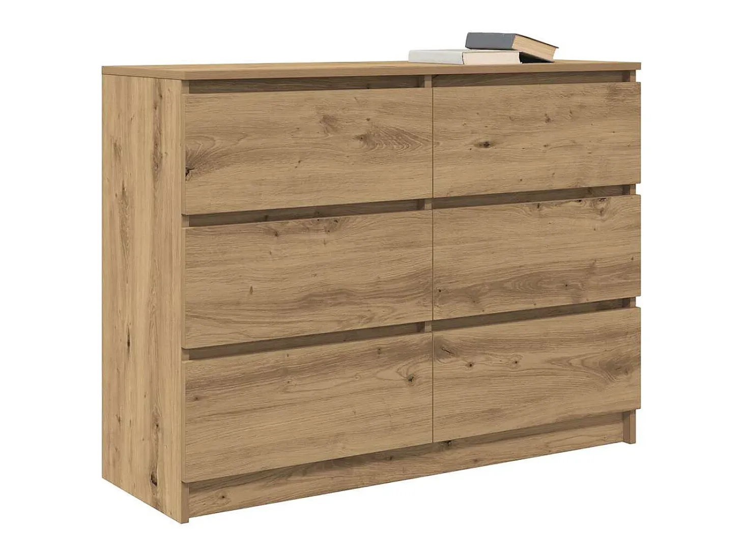 Aparador Artisan Roble 100x35x76 cm Madera de ingeniería