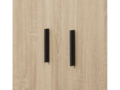 Aparador auxiliar madera natural 80x30x96.5 cm HOMCOM