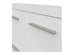 Aparador bajo - Blanco mate - 4 puertas 3 cajones - 179 x 42 x 74,5 cm