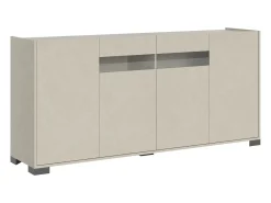 Aparador bajo 4 puertas 174x40x81 cm Riflesso cachemira