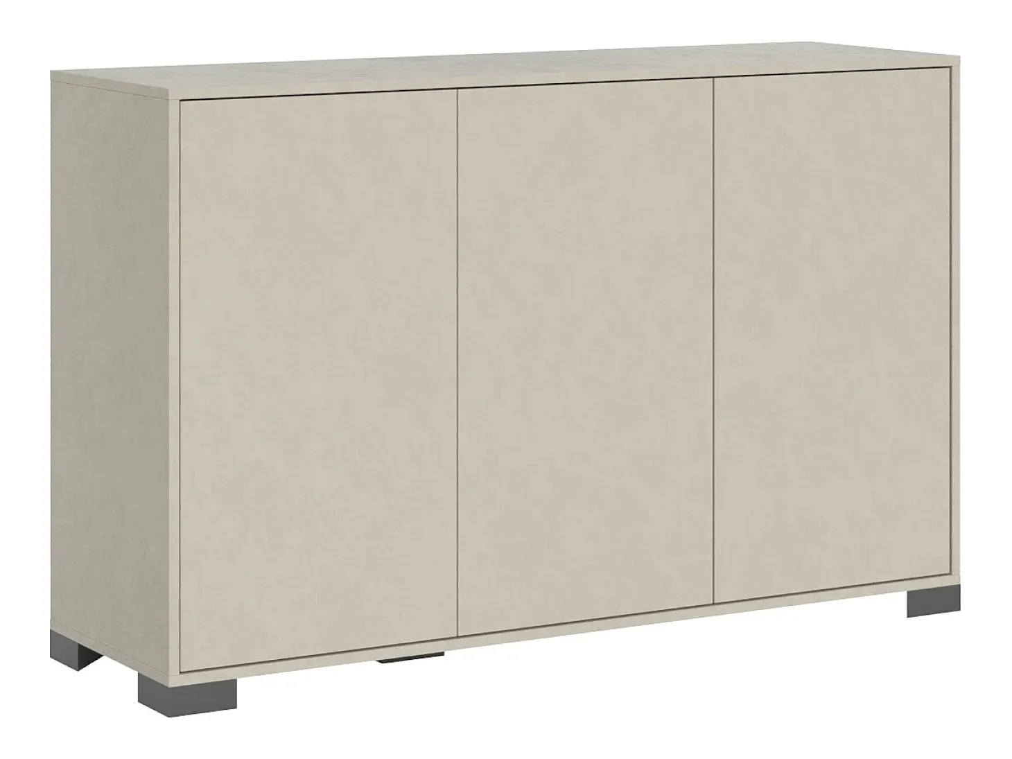 Aparador bajo 3 puertas 130x40x83 cm Lumina cachemira