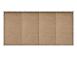 Aparador bajo 4 puertas y 2 cajones - Blanco mate - 162,3 x 34,2 x 88,1 cm
